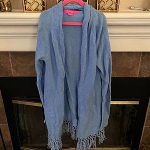 XS Lilly Pulitzer Dusty Blue Tatum Cardigan
